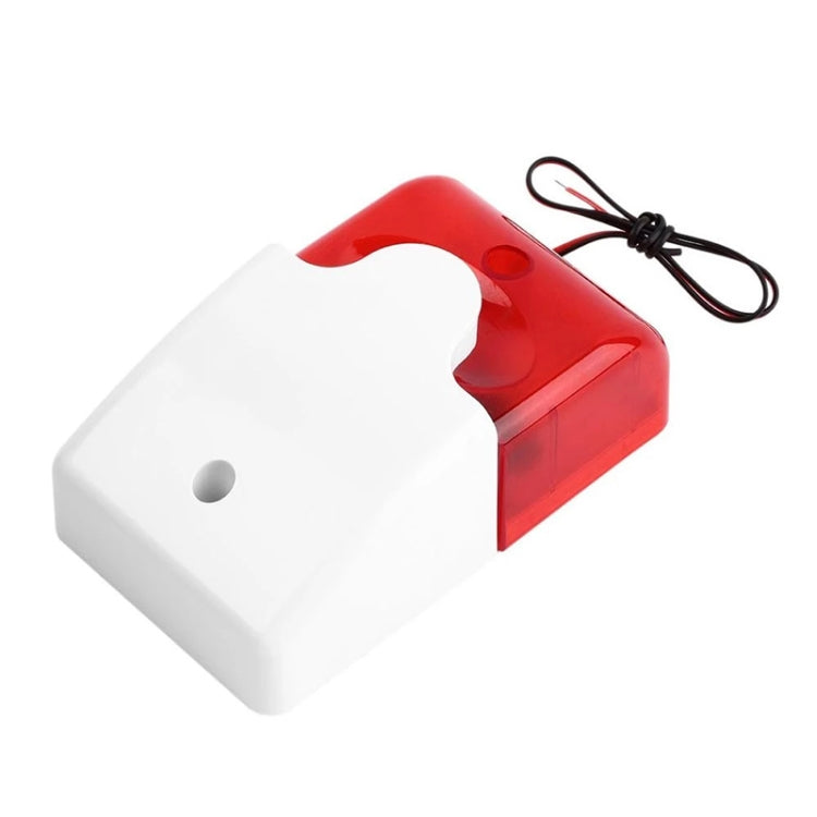 Mini Wired Red Strobe Siren for Burglar Security Alarm, Mini Mini Wired Red Strobe Siren for Burglar Security Alarm, Mini